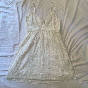 White Lace Sun Dress